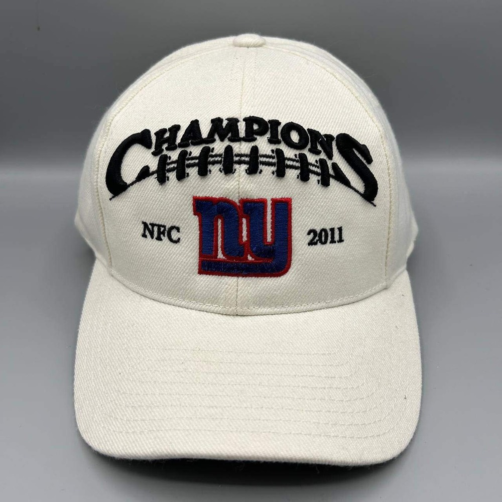 Vintage New York Giants Hat Men AFC South Champions NFL Reebok Snap Back Cap New
